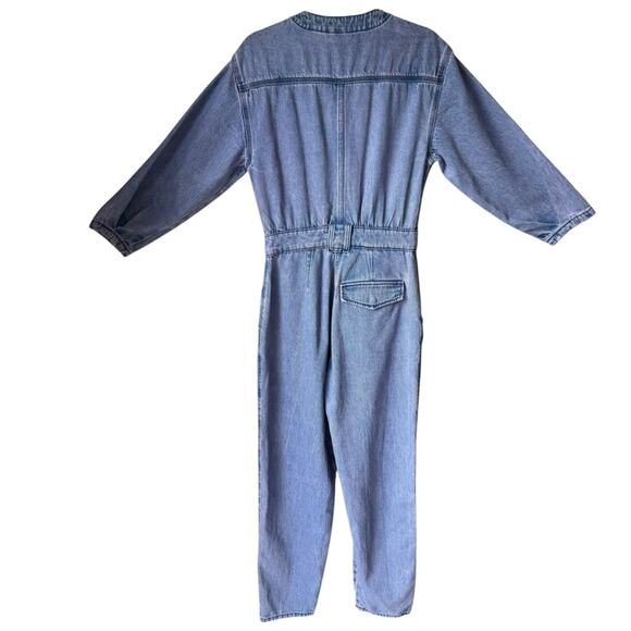 Etica Fatima Cyclone Violet Denim Jumpsuit Size Small - Picture 2 of 4